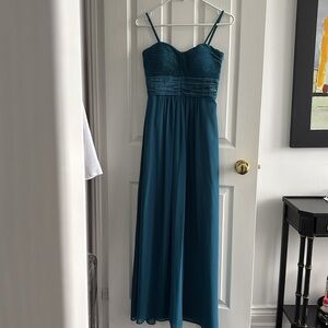 Elegant Teal Maxi Dress